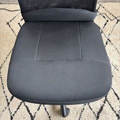 デスクチェア ブラック　R-139の画像