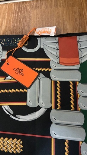 ★新品・無使用・シルク100%タグ付★大判エルメススカーフ【お値引きしました】