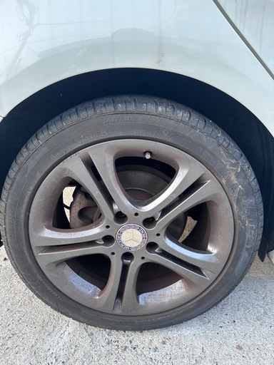 メルセデス　Bクラス　180 純正ホイールタイヤ　セット　225/45R17