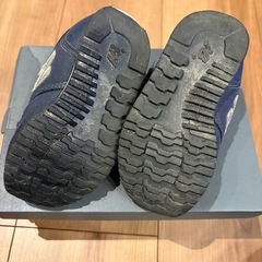 New Balance キッズ スニーカー ネイビー　14.5の画像