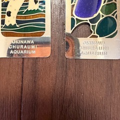 沖縄美ら海水族館 お土産 メタルしおり 2点セットの画像