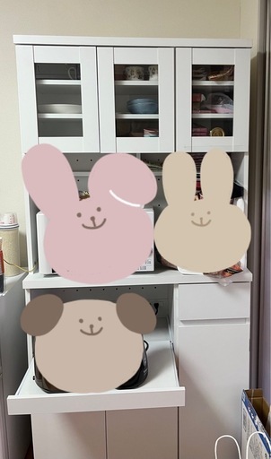 【お引取り先が決まりました】食器棚(LOWYAロウヤ)