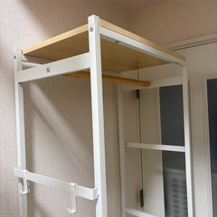 ハンガーラック ハンガー ハンガーポール 洋服ラック 洋服 洋服収納 衣類 衣類収納 おしゃれ 洋服掛け 衣類掛け 衣替え 収納ラック シンプル コンパクト スリム クローゼットハンガー コートハンガーの画像