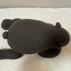 ハンドメイド 寝そべりグリズリー風ぬいぐるみの画像