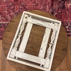 ヴィンテージ風　ちゃぶ台　折り畳み式ローテーブルの画像