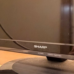 SHARP AQUOSの24型テレビの画像