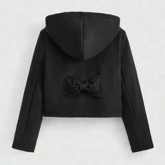 訳あり SHEIN ショート丈コート リボンの画像