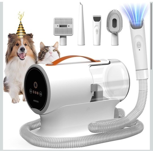 ※受付一時停止【未使用】AIRROBO 犬 ペット用バリカンセット　
