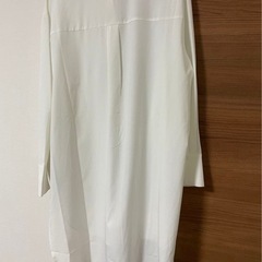 未使用ロングシャツワンピース　フリーサイズの画像