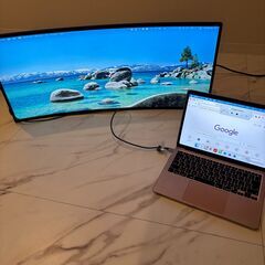 LG モニター34インチの画像