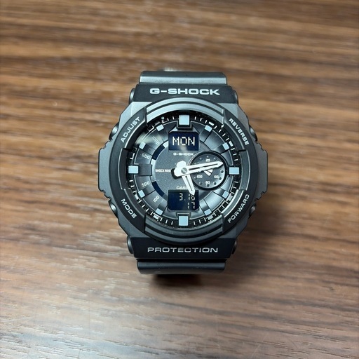 【人気モデル完動美品】G-SHOCKアナデジGA-150ビッグフェイス ブラック