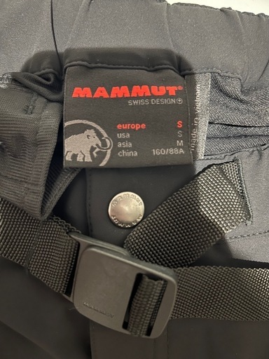 【美品】MAMMUT マムート トレッキングパンツ S ブラック
