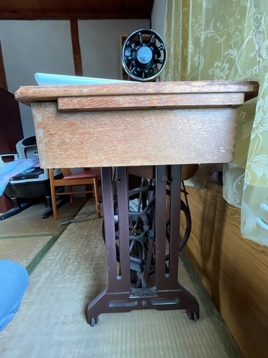 昭和レトロ　シャノメミシン　足踏み式　