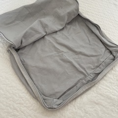 BREEZE ラッピングバッグ おむつポーチ 収納 グレーの画像