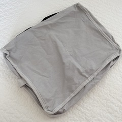 BREEZE ラッピングバッグ おむつポーチ 収納 グレーの画像