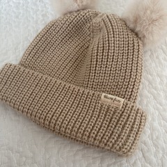 ニット帽 モコモコ 50~52cmの画像