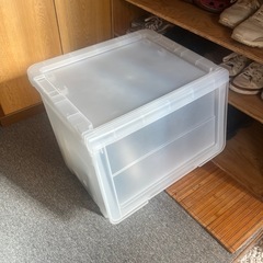 クリアボックス 収納の画像