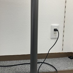 IKEA LINNMON リンモン / ADILS オディリス デスク, ホワイトステインオーク調/ダークグレー, 100x60 の画像