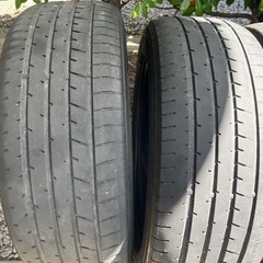 2019年製　無料！タイヤ　4本　225  55 19インチの画像