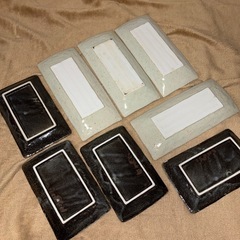 和皿 角皿 魚皿 8枚の画像