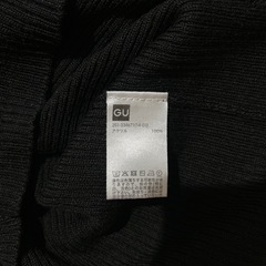 GU リブタートルネックセーター 2色セットの画像