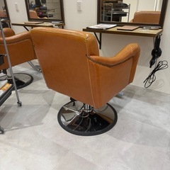 美容室椅子の画像