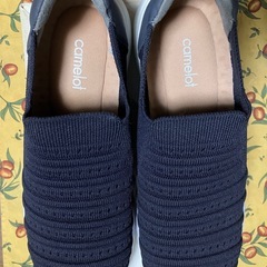 Camelotニットスニーカー23.5EEEの画像