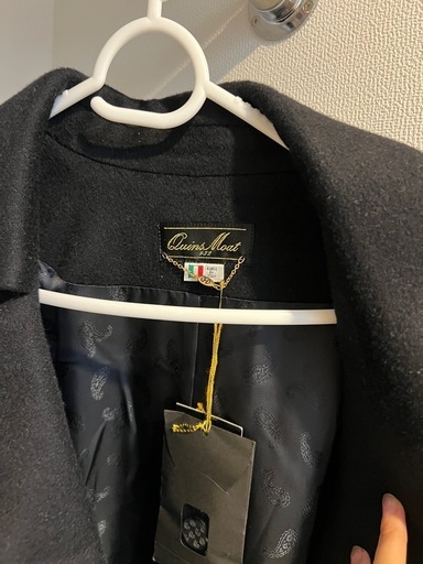 メンズ38サイズのカシミヤコート
