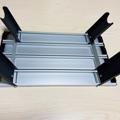 【美品】アルミ製 折りたたみ アウトドア ローテーブルの画像