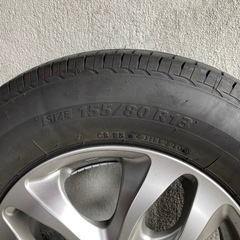 【中古】ブリヂストン　155/80R13  １３インチ　夏タイヤの画像