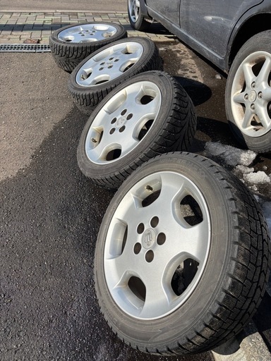 205/50R17 アルミ冬タイヤ付き4本セット 