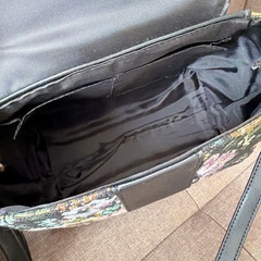 GU ショルダーバッグ　ハンドバッグ　ゴブラン織バッグ　ゴブラン柄の画像