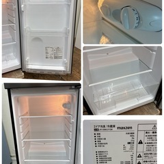 【🐤買取市場 6ヶ月保証】S205 ⭐ MAXEN ❘ マクスゼン 2ドア冷蔵庫 （138L・右開き）JR138ML01 ⭐ 動作確認済 ⭐ クリーニング済の画像