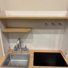 お取引決定済み★木製おままごとキッチンの画像