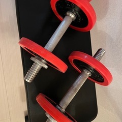ダンベルandベンチの画像
