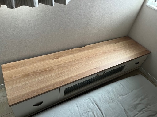木目調テレビ台 引き出し付き　北欧風　160cm
