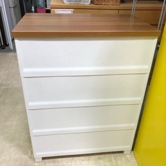 フィッツ プラチェスト 5段 フィッツプラスメッシュ チェスト ブラウン　の画像