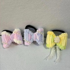 リボン型ヘアゴム　　iの画像