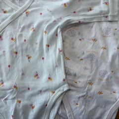 ユニクロ　ボディスーツ/前開き　70cm  5枚セットの画像