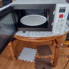 シャープ　電子レンジ　2017年製の画像