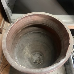 　壺 陶器 アンティーク　特大　高さ　67cmの画像