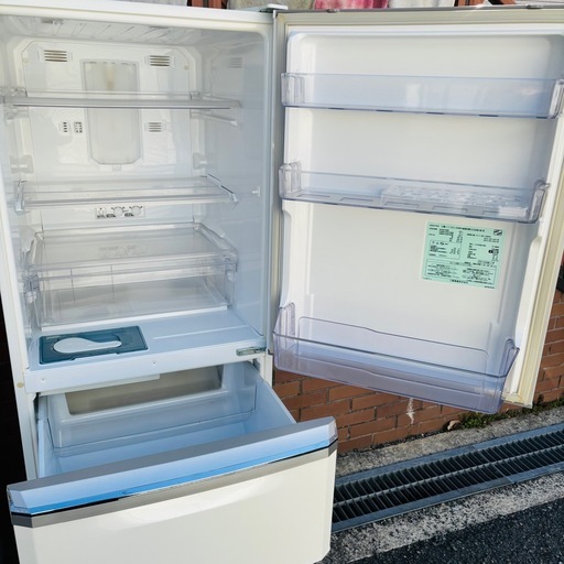 【決まりました】直接引き取り大歓迎⭐︎大阪府下又は近郊は配送設置込み?三菱 335L 冷凍冷蔵庫 MR-C34W-W 2012年製/Y