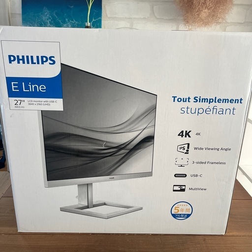 PHILIPS 27インチ 4Kモニター 279E1EW/11