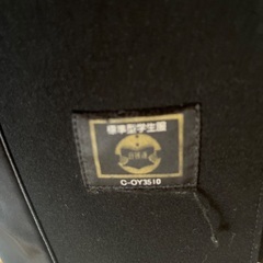 170A 学ラン　黒　訳ありの画像