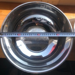 ステンレスボウル 直径約38cm 3つ30センチ1つ調理用 キッチン用品の画像