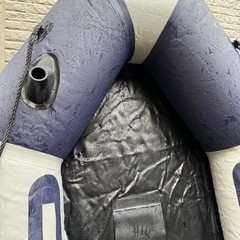 ゴムボート3人乗り本体+2馬力船外機 セット免許不要 の画像