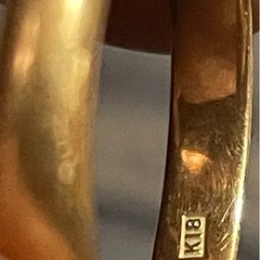 K１８リング💍の画像