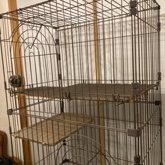 大型　猫　ケージ　キャットケージ　タワー　3段の画像