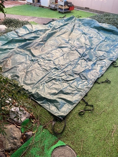 値下げ★トラック荷台シートカバー緑