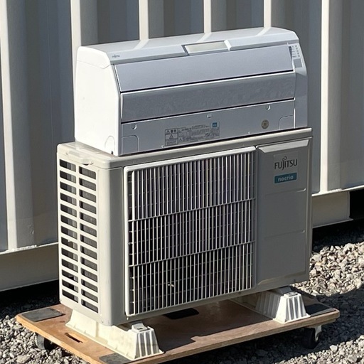 取付け可 ! !◇富士通エアコン 14畳用 2019年製 自動お掃除 不在ECO 人感センサー100V AS-R40J　高圧洗浄済み 